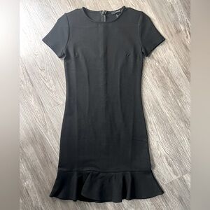 FOREVER21 Short sleeve mini black dress